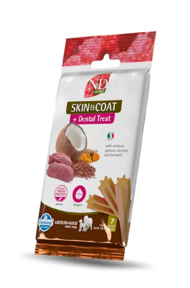 Farmina TREAT ND Skin & Coat Quinoa Venison Adult Medium 100g