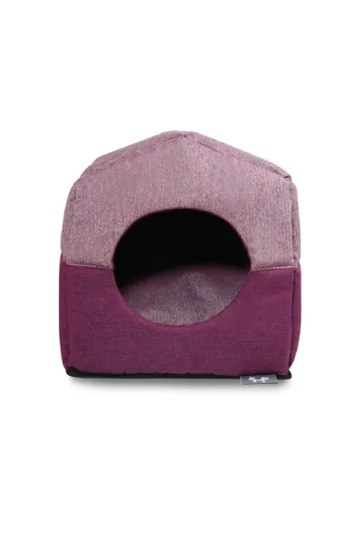 United Pets CHALET - House bed foldable Dark Pink and Light Pink