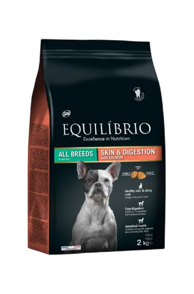 Equilibrio Dog Skin & Digestion All Breeds Salmon 2kg