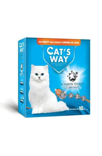 Cat's Way Multi Carbon Bentonite Clumping Cat Litter 10L Box