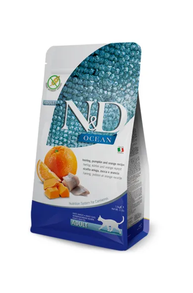 Farmina N&D Ocean Cat Herring & Orange Pumpkin 1.5kg
