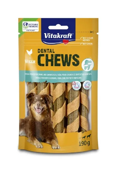 Vitakraft DOG CHEWS DENTA STICK, M, 190G