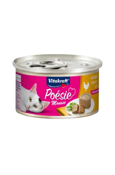 Vitakraft CAT POESIE CAN CHICKEN MOUSSE, 85G