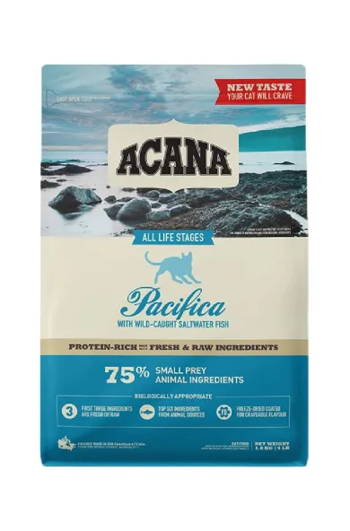 ACANA PACIFICA CAT, Wild Caught Herring, Mackerel & Hake 1.8KG