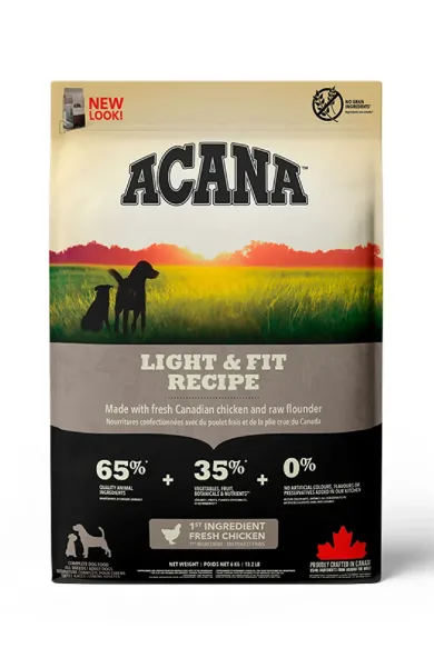 Acana Dog Light & Fit Recipe Chicken & Raw Hake 6kg