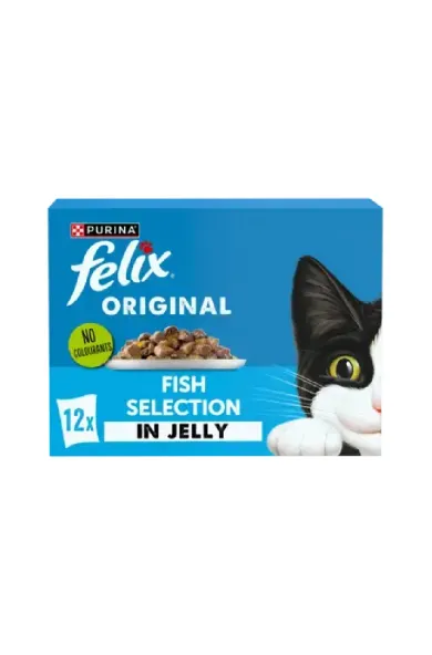 PURINA FELIX Mixed Variety Cod Wet Food 85GX12