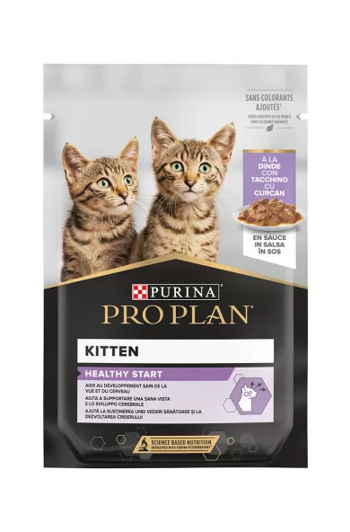 PURINA PRO PLAN HEALTHY START TURKEY KITTEN - 85g