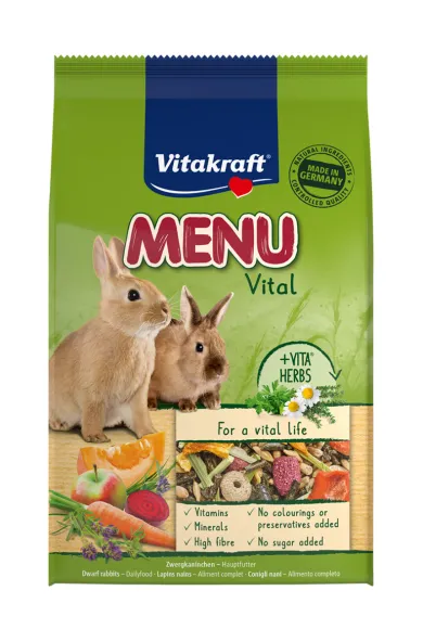VITAKRAFT MENU VITAL RABBIT - 500G