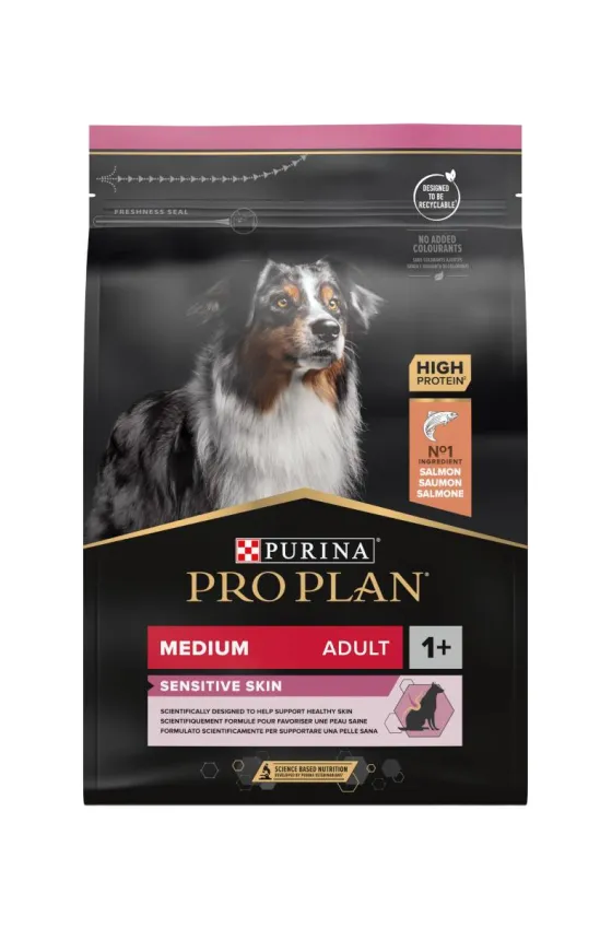 PURINA PRO PLAN MEDIUM ADULT SENSITIVE SKIN DOG SALMON