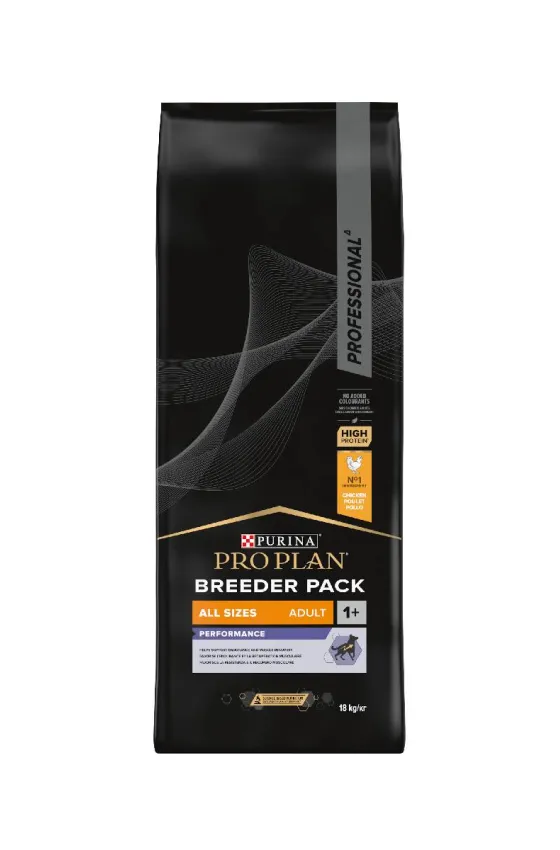 Purina Pro Plan Performance All Sizes Adult Dry Dog food with Chicken - 18kg