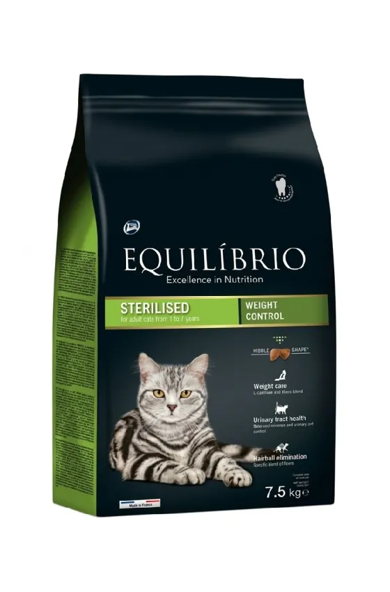 Equilibrio Cat Sterilised 7.5Kg