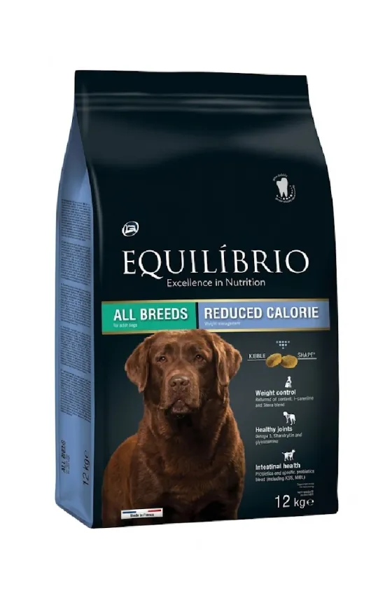 Equilibrio Dog Reduced Calories All Breeds 12Kg
