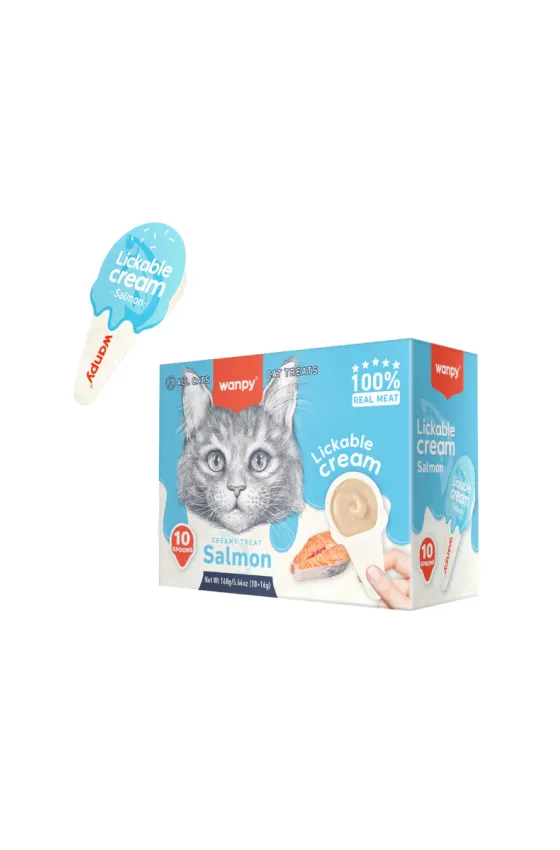 Wanpy Cat Lickable Cream Salmon 16g*32