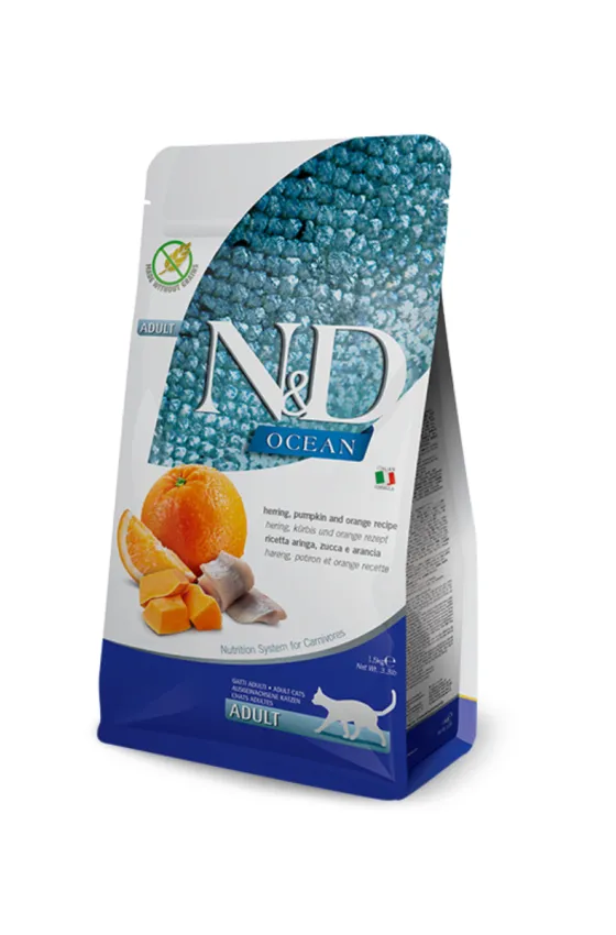 Farmina N&D Ocean Cat Herring & Orange Pumpkin 1.5kg