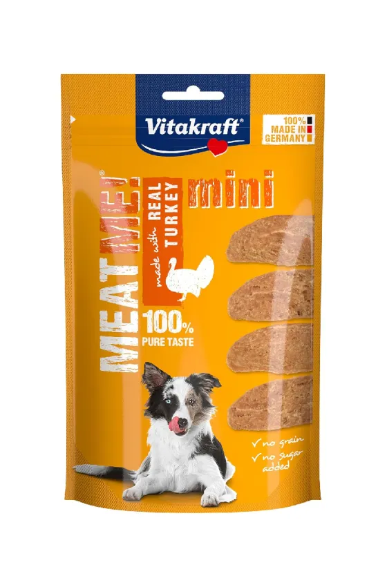 Vitakraft Meat Me! Mini Dog Treat with Turkey 60g