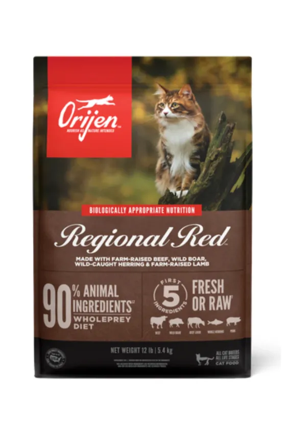 Orijen CAT Regional Red Beef & Whole Pilchard, Bison, Lamb- 1.8kg