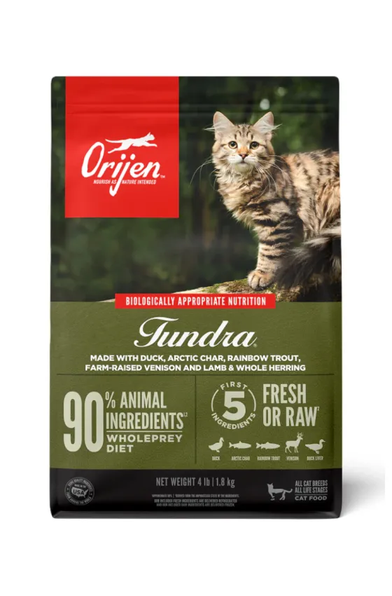 Orijen Cat Tundra Raw Duck, Fish & Venison  - 1.8kg