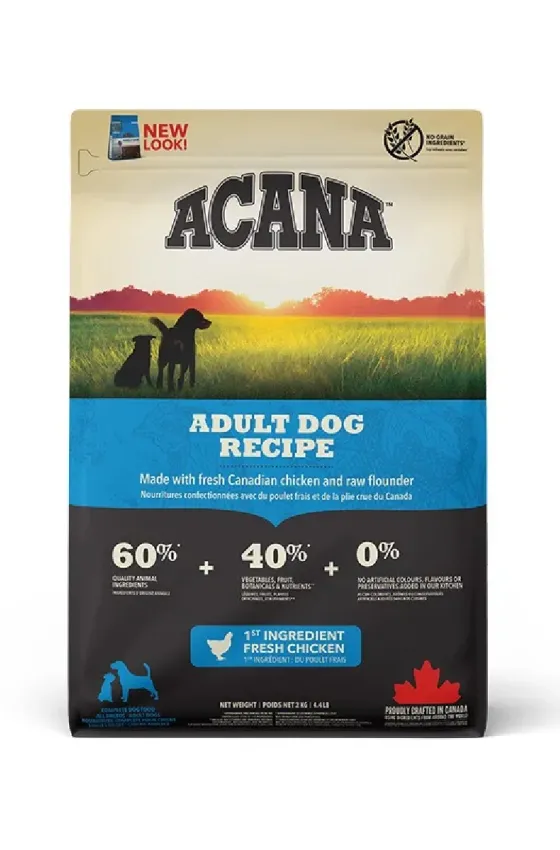 Acana Adult Dog Recipe Chicken & Raw Hake 2kg