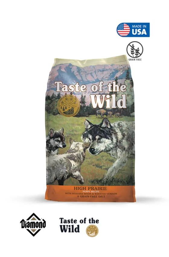 Taste Of The Wild High Prairie Puppy Recipe With Roasted Bison & Roasted Venison - 2kg